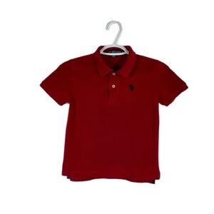 U.S. Polo Assn. Boys Red Polo Shirt